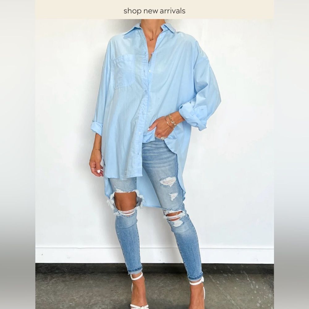 Shop Talulah Cotton Poplin Button Down Top